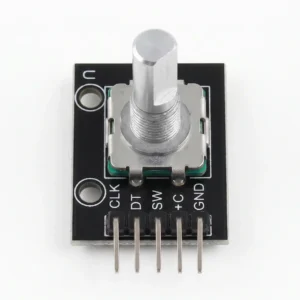 Módulo Encoder Rotativo Incremental de 20 Pulsos compatible con Arduino, modelo KY-040 vista superior